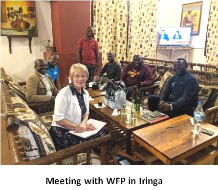 Meeting with WFP in Iringa